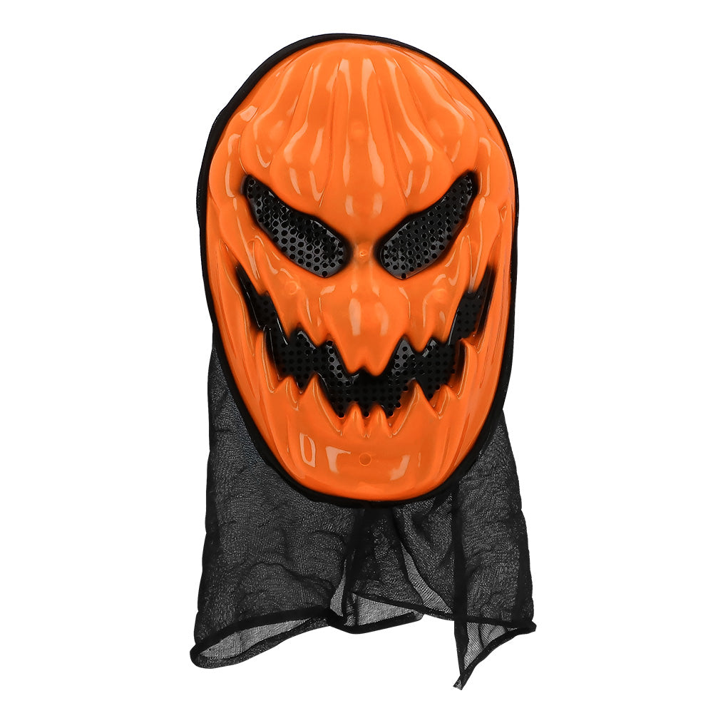 Pompoen gezichtsmasker met kap kopen