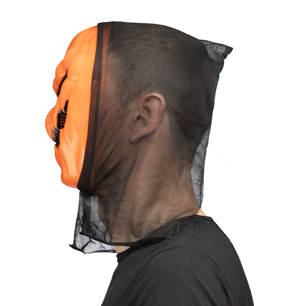 Pompoen gezichtsmasker met kap kopen