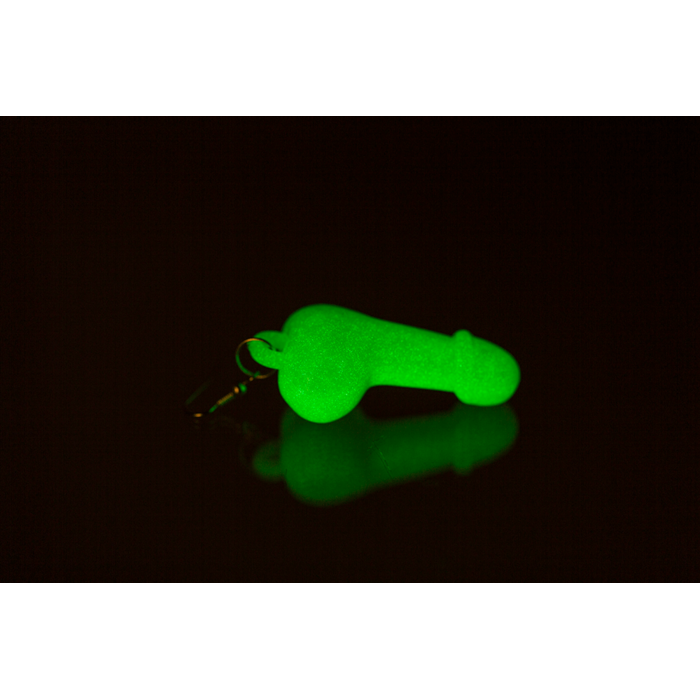 glow in the dark penis oorbel