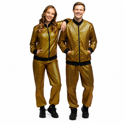 Gouden Discobal Trainingspakken | DUO DEAL – Perfect voor Koppels & Vrienden