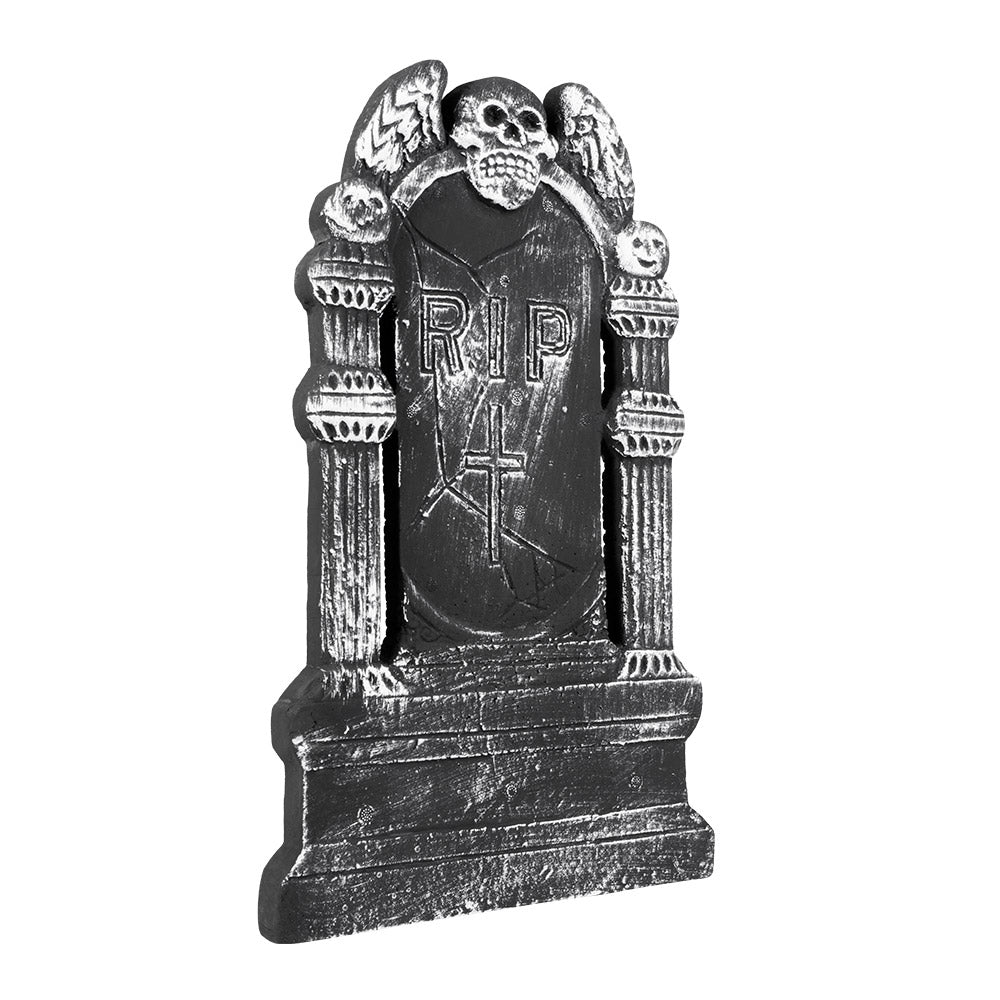 Halloween grafsteen Flying Skull RIP 50 x 30 cm