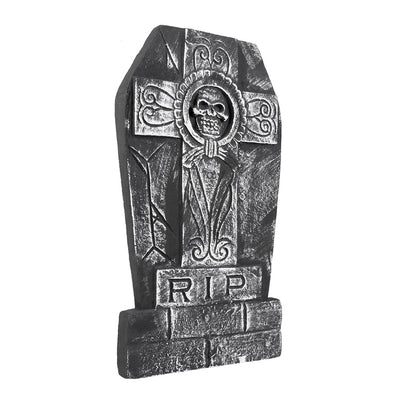 Halloween grafsteen Skull Cross RIP 50 x 27 cm