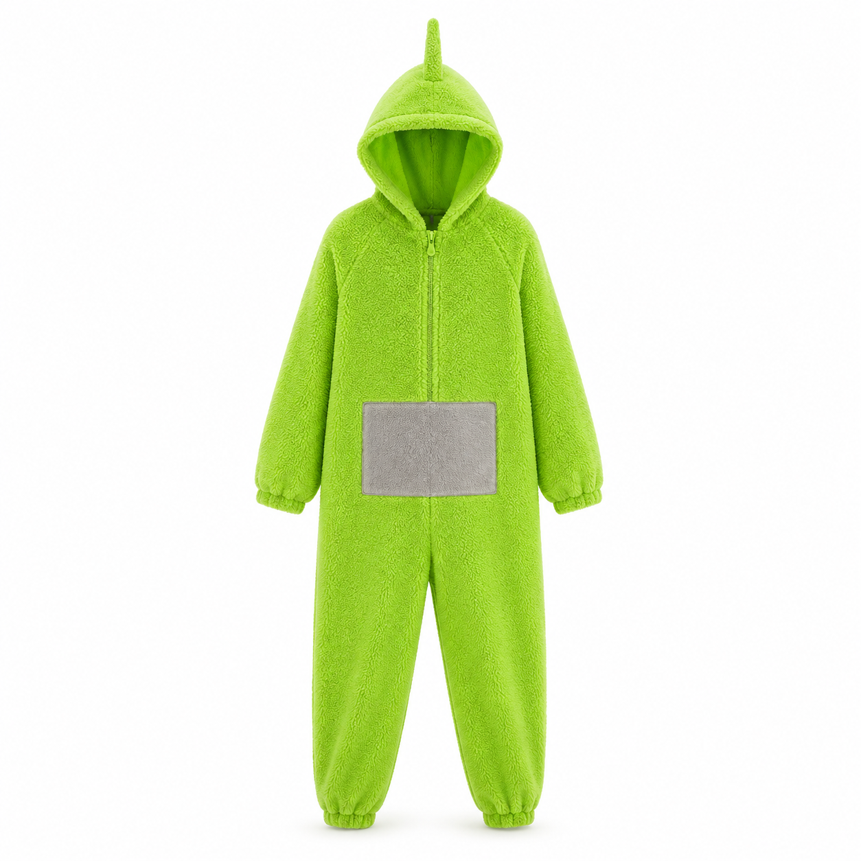 Groene teletubbie onesie