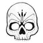 Sweet Skull halfmasker kopen