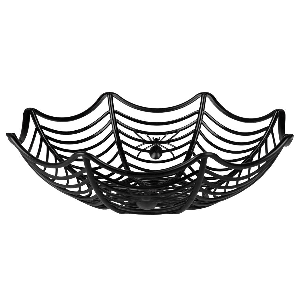 Halloween mandje met spinnenweb kopen