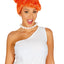Holbewoner Pruik Oranje | Wilma Flintstone Pruik
