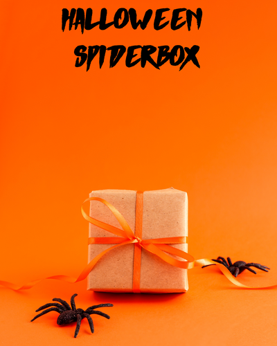 Spiderbox | Halloween Decoratiepakket | Spinnen | Small, Medium of Extra Large