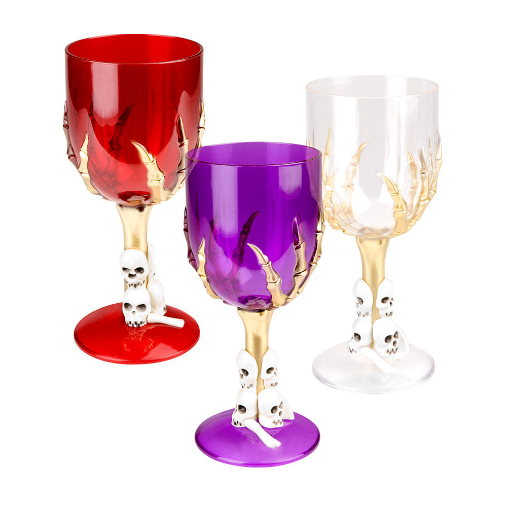 Kelk met skull claw – assorti kleuren