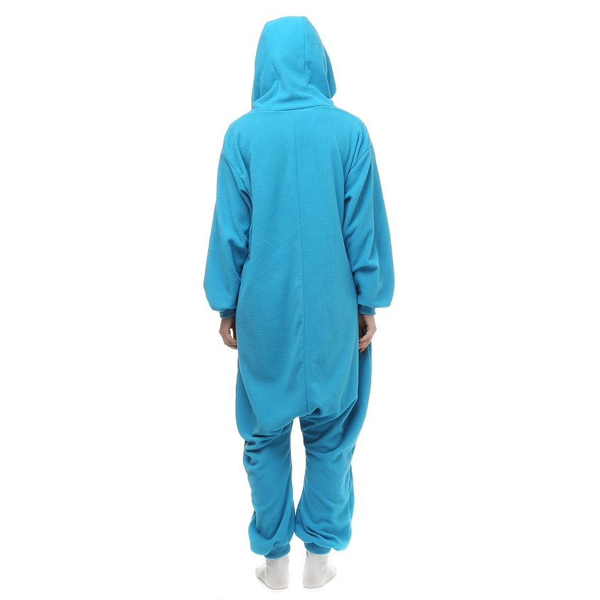 Koekiemonster onesie achterkant