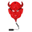LED duivel masker met licht voor Halloween – 3 standen