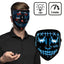 LED Killer Smile blauw masker kopen
