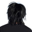 Groene monsterkop met haar en bouten latex masker