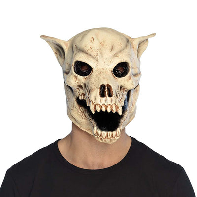 Hondenschedel latex masker