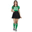 M&M Kostuum Dames | Cheerleader Set | Verschillende Kleuren | Groepskostuum