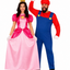 Mario en peach duo deal carnavalskostuum