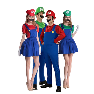 Mario groepskostuum - 4 personen