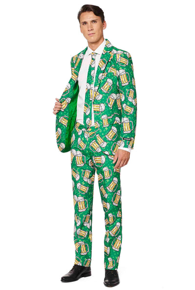 Suitmeister | Beer Suit | Herenkostuum met bierpatroon