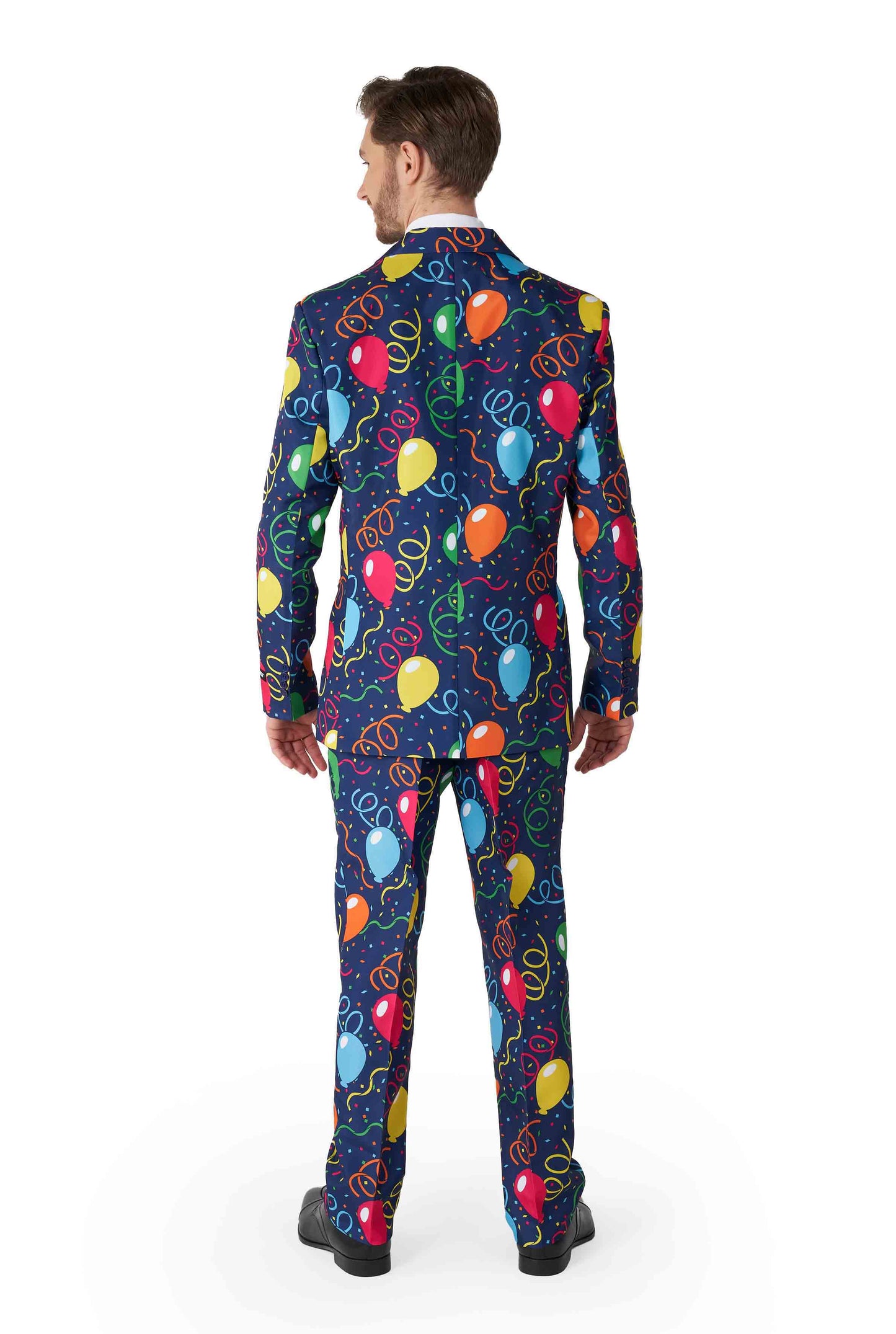 Suitmeister | Confetti Balloons Navy | Herenkostuum