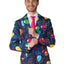 Suitmeister | Confetti Balloons Navy | Herenkostuum