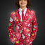 Suitmeister | BOYS Christmas Red Icons Light Up | Kinderkostuum
