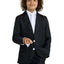 Suitmeister | BOYS Gangster Pinstripe Black | Kinderkostuum