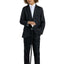 Suitmeister | BOYS Gangster Pinstripe Black | Kinderkostuum