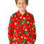 BOYS Christmas Trees Stars Red