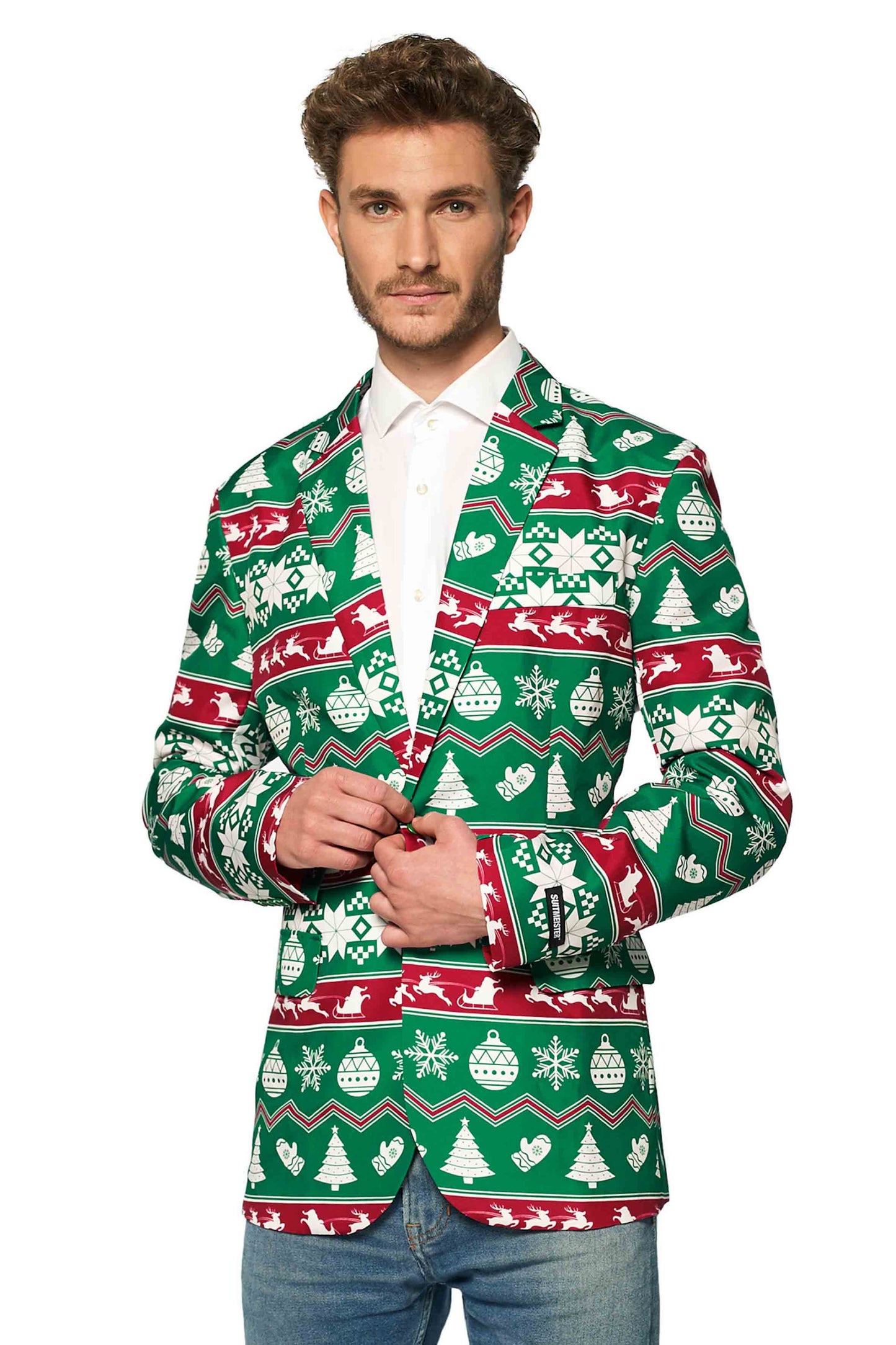 Christmas Green Nordic Jacket