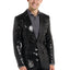 Suitmeister| Sequins Black | Glitter Jasje Zwart | Zwarte Blazer voor Heren