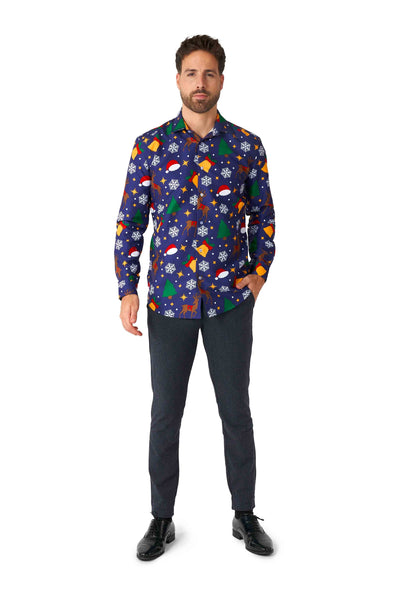 Christmas Icons Blue