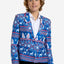 WMNS Weihnachtsblaue Nordic Jacke