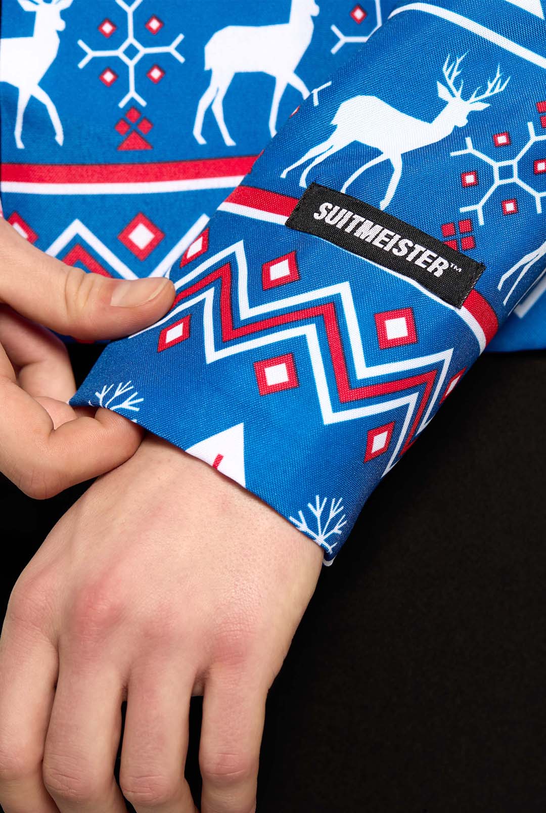 WMNS Weihnachtsblaue Nordic Jacke