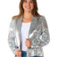 Suitmeister| Sequins Zilver | Glitter Jasje Zilver | Blazer voor Dames
