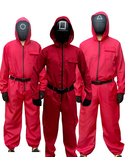 Trio Deal – Squid Game Bewakers | Driehoek, Vierkant & Rond Masker