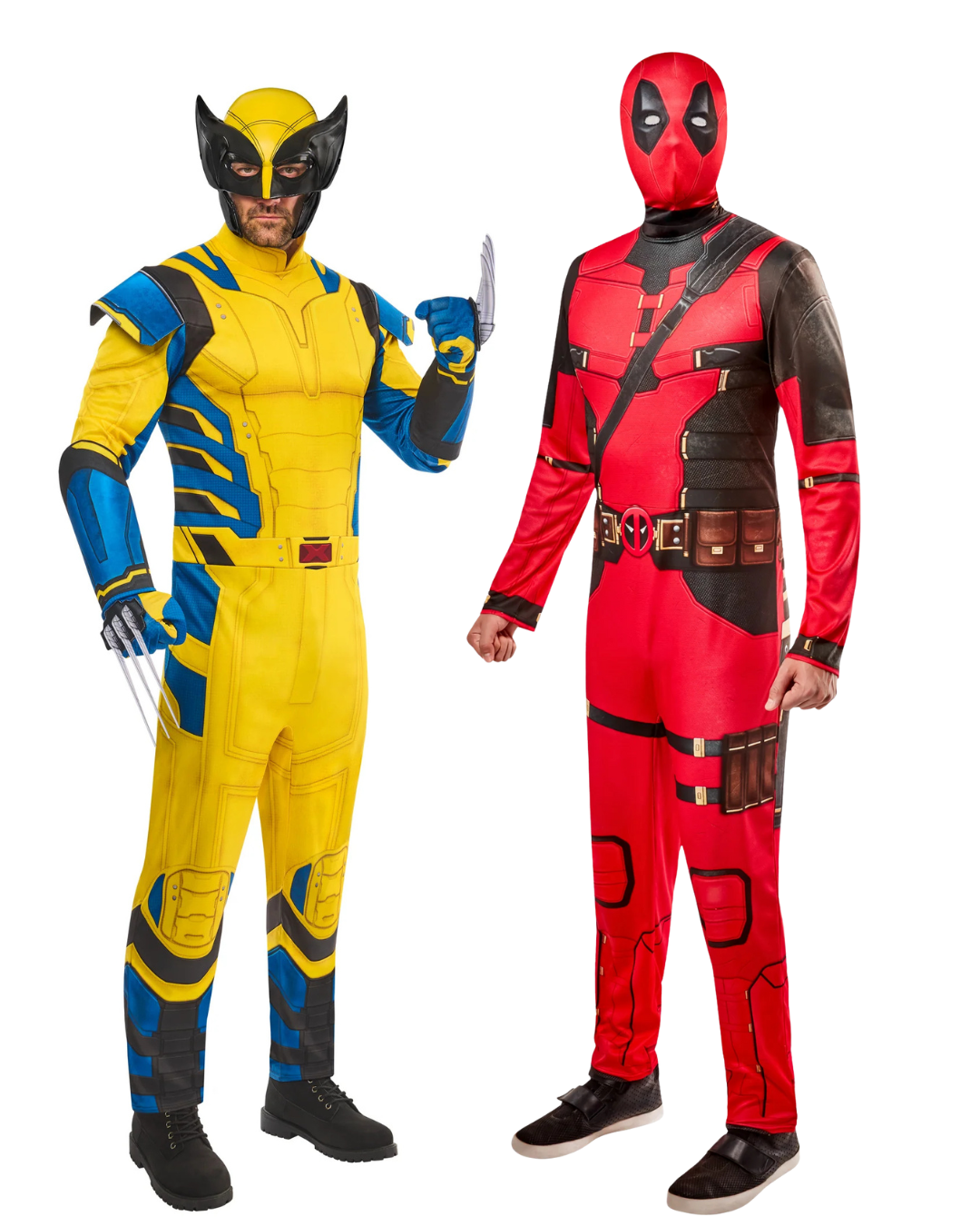 DUO DEAL: Marvel’s Deadpool + Wolverine Kostuums | Voor Volwassenen