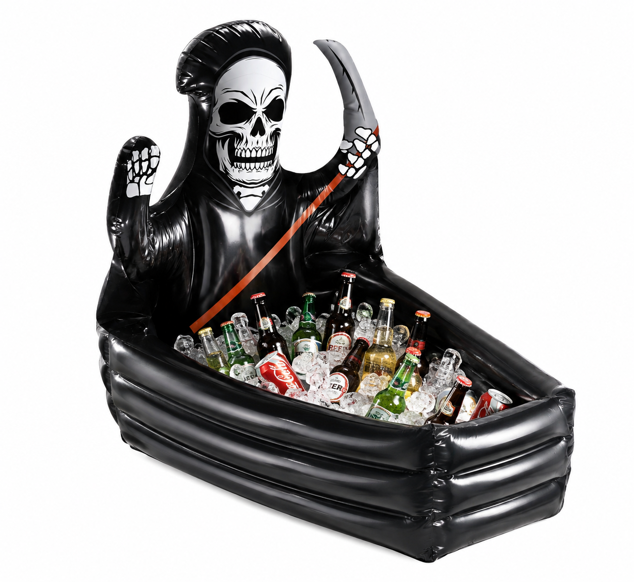 Opblaasbare Halloween Doodskist Drankkoeler – 100 x 35 cm