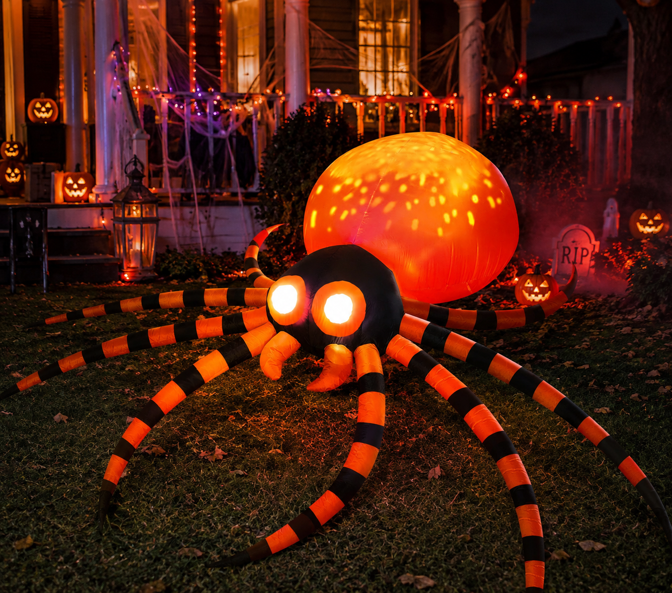 Opblaasbare Halloween Spin met Licht – 180 x 120 cm