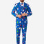 Opposuits | Festivität Blau | Herrenanzug | Weihnachtsanzug für Herren