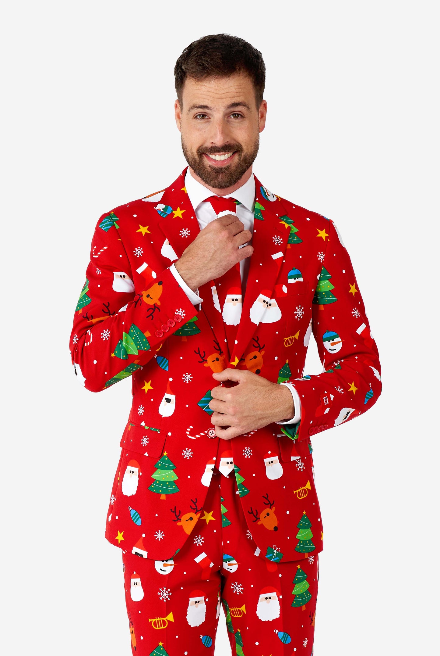Opposuits | Festivity Red | Herenkostuum | Herenpak Kerst