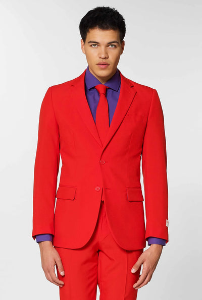 Opposuits | Roter Teufel | Herrenanzug | Herrenanzug Rot