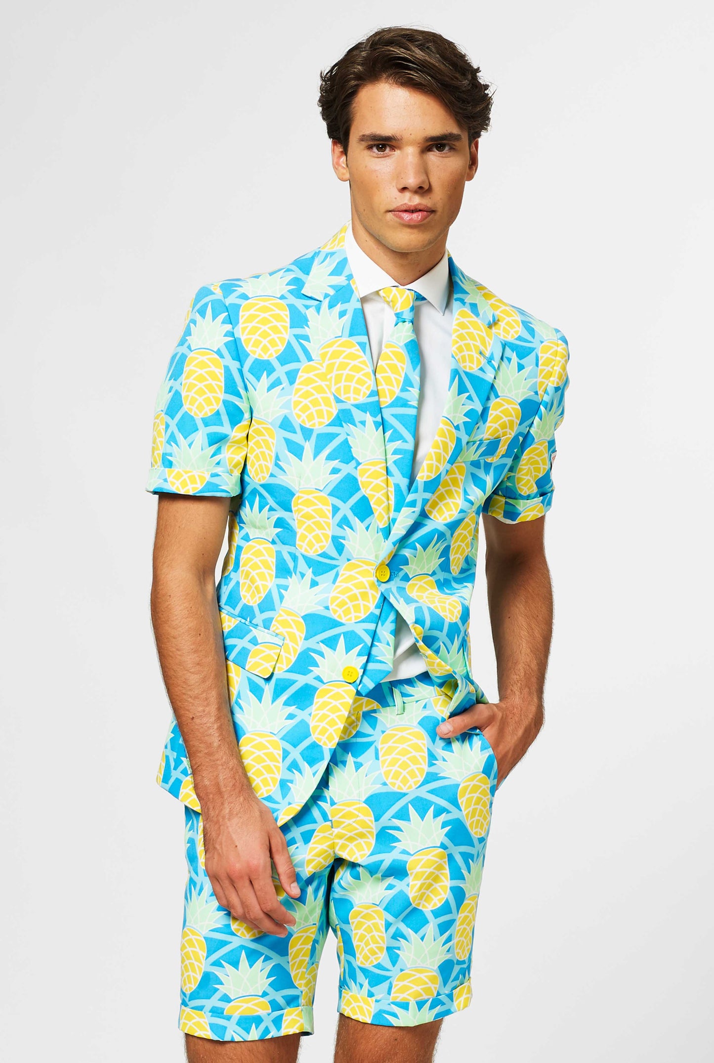 Opposuits | SUMMER Shineapple | Zomerset Broek + Shirt & Stropdas