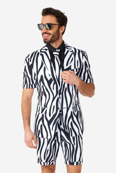 Opposuits | SUMMER Zazzy Zebra | Herenkostuum | Herenpak Zebraprint