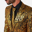 Opposuits | Golden Geo Star | Herenkostuum | Gouden herenpak