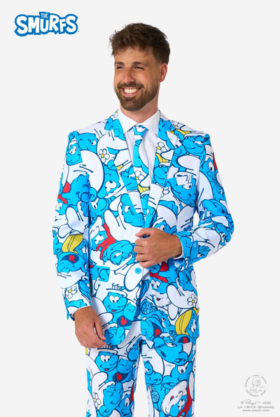 Opposuits | The Smurfs | Herenkostuum met smurfenprint