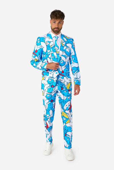 Opposuits | The Smurfs | Herenkostuum met smurfenprint