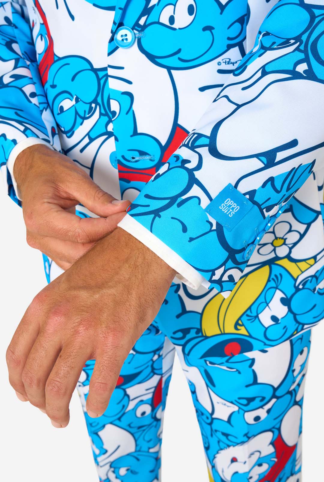 Opposuits | The Smurfs | Herenkostuum met smurfenprint