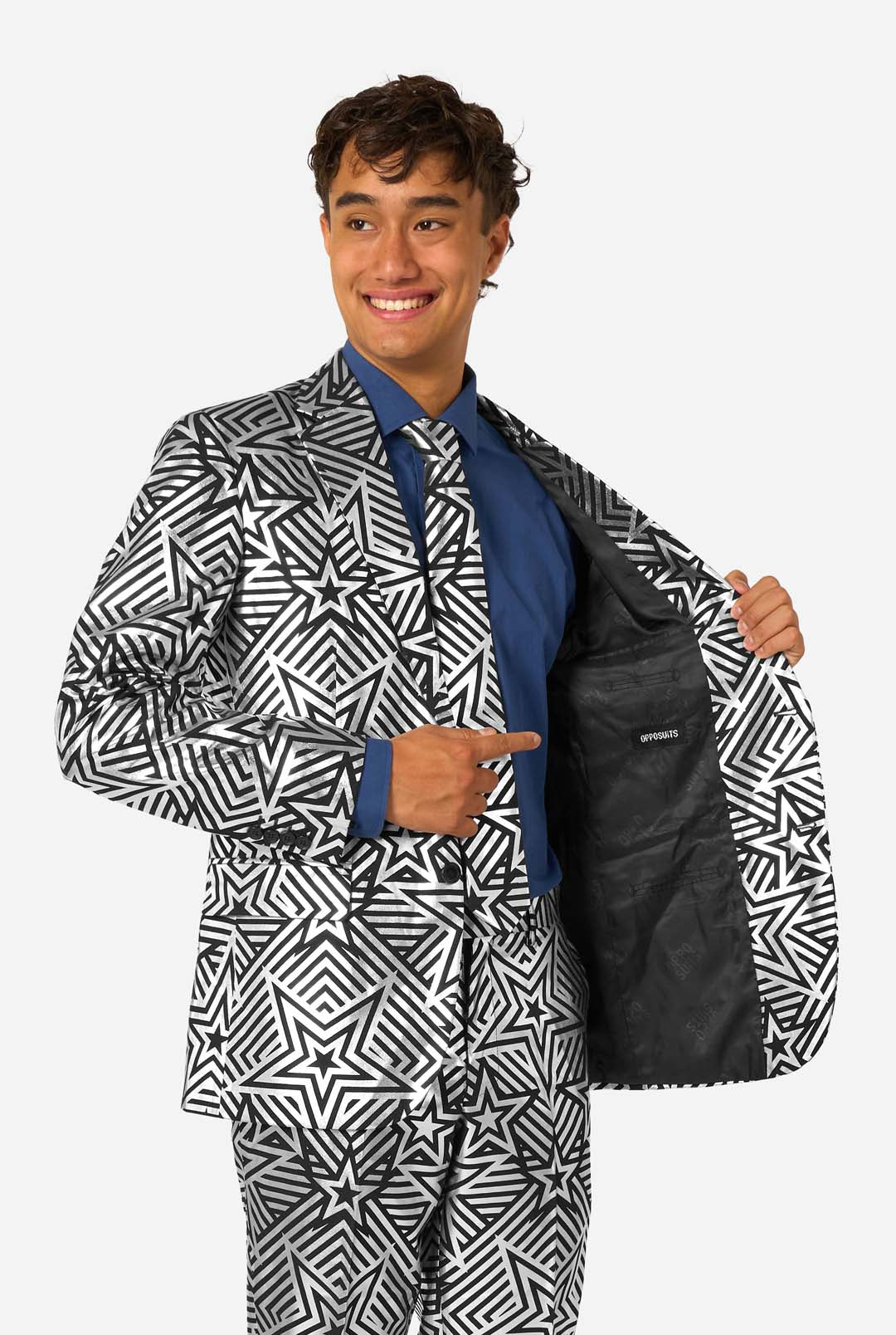 Opposuits | Silver Geo Star | Herenkostuum