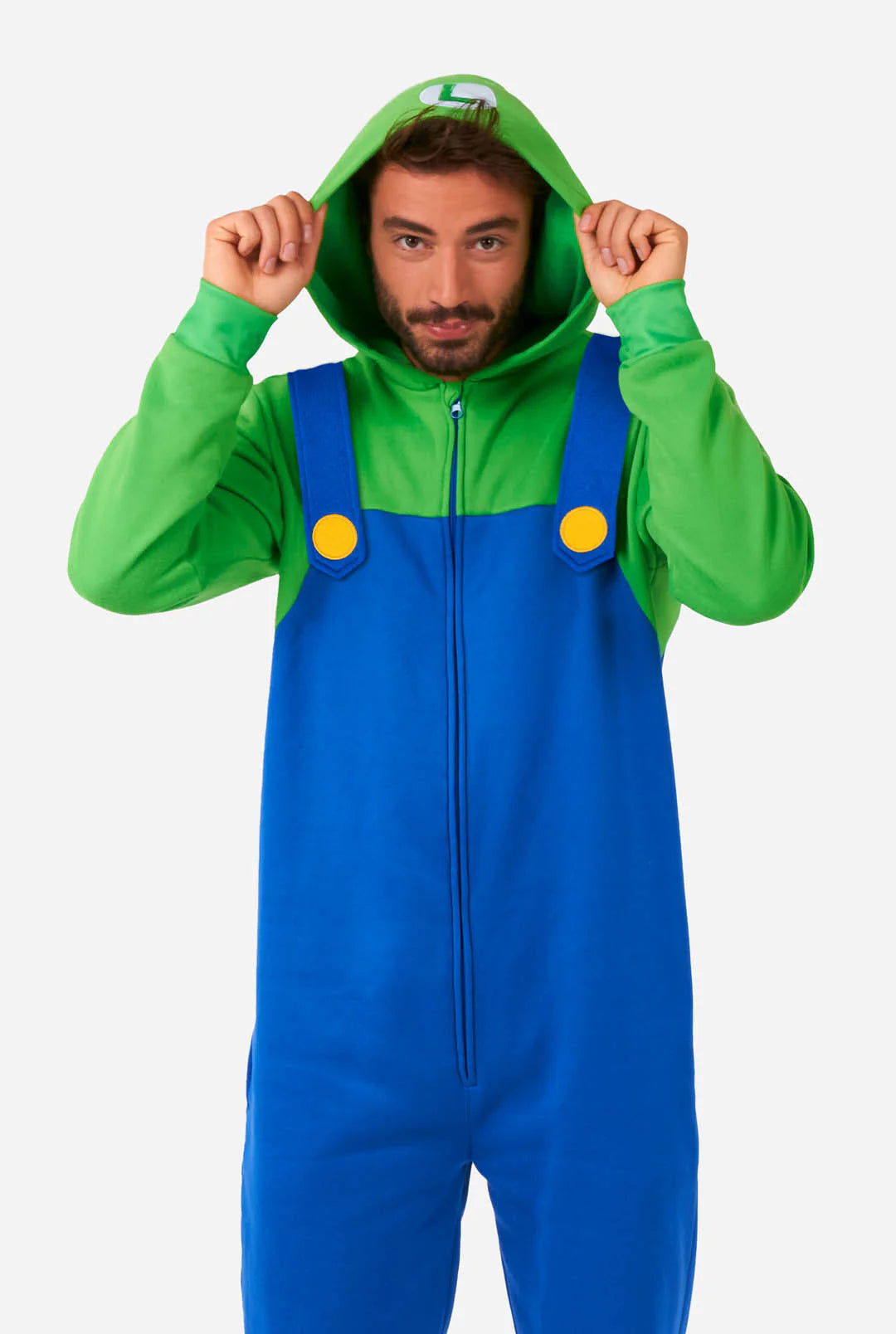 Opposuits Luigi Onesie | Voor Volwassenen | Unisex | Super Mario ™