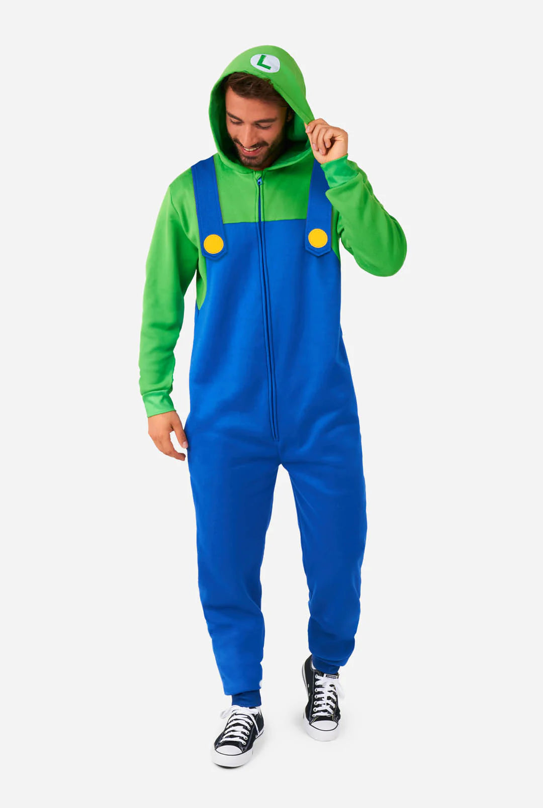 Opposuits Luigi Onesie | Voor Volwassenen | Unisex | Super Mario ™