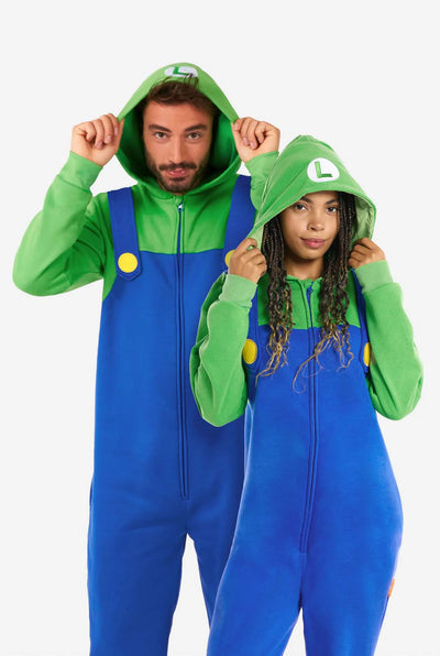 Opposuits Luigi Onesie | Für Erwachsene | Unisex | Super Mario™
